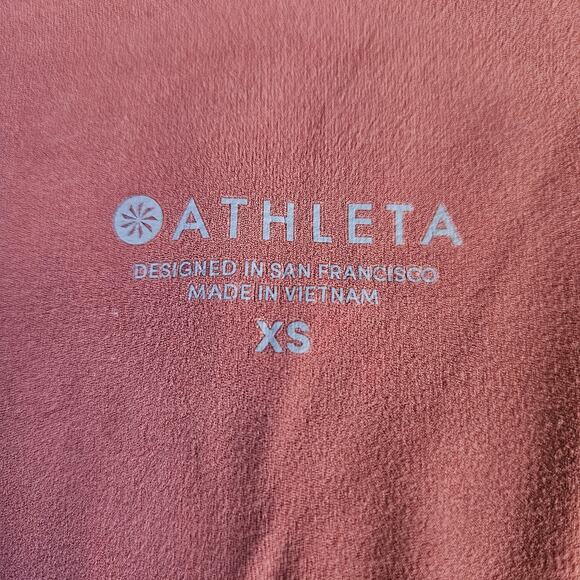 Athleta Ranier Tights Leggings Size XS Mauve Active Wear Running Work Out - Picture 5 of 8